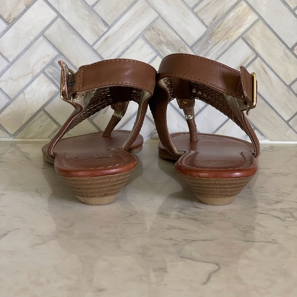 SM New York Sandals Open Toe With Back Strap Women’s Size 8 1/2 - Picture 3 of 5